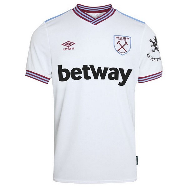 Camiseta West Ham Replica Segunda Ropa 2019/20 Blanco